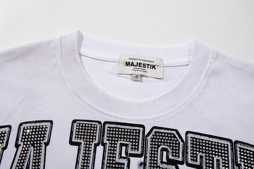 Majestik “Gridiron Eagle” Football Rhinestone Vintage Tee