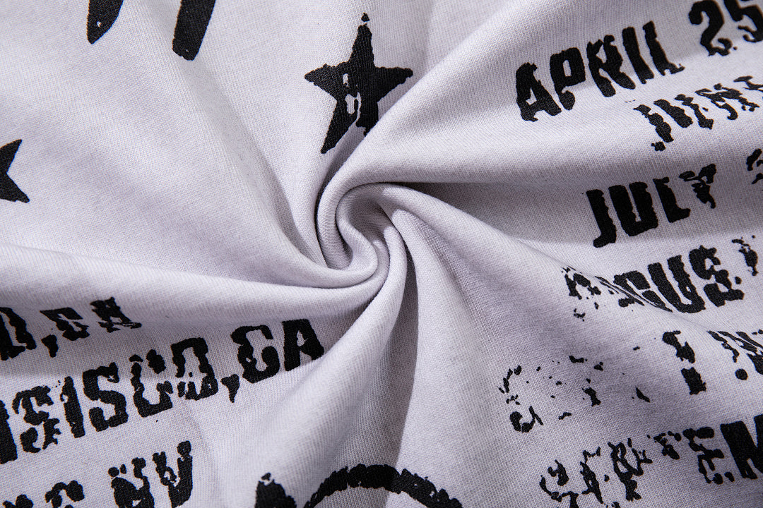 Majestik “Dystopian Liberty” Skull Rhinestone Vintage Tee