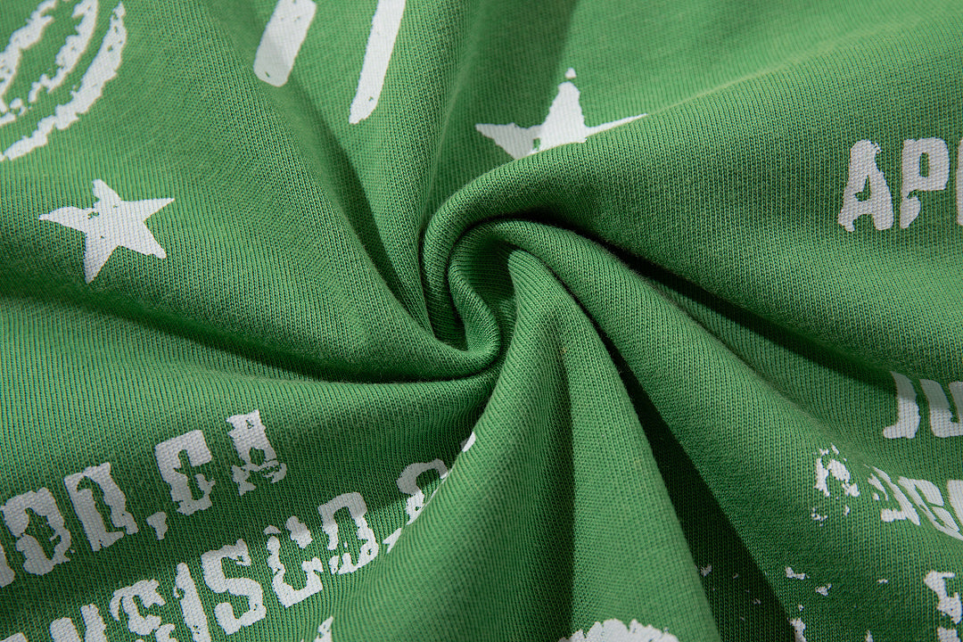 Majestik “Luxury Culture” Yacht Vintage Tee（Green）
