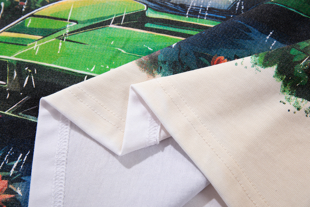 Majestik “Paradise” Supercar Vintage Tee（Off-White / Cream）