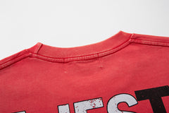 Majestik “Football Bears” Sports Vintage Tee（Red）