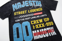 Majestik “Street Legends” Moto Vintage Tee（Black）