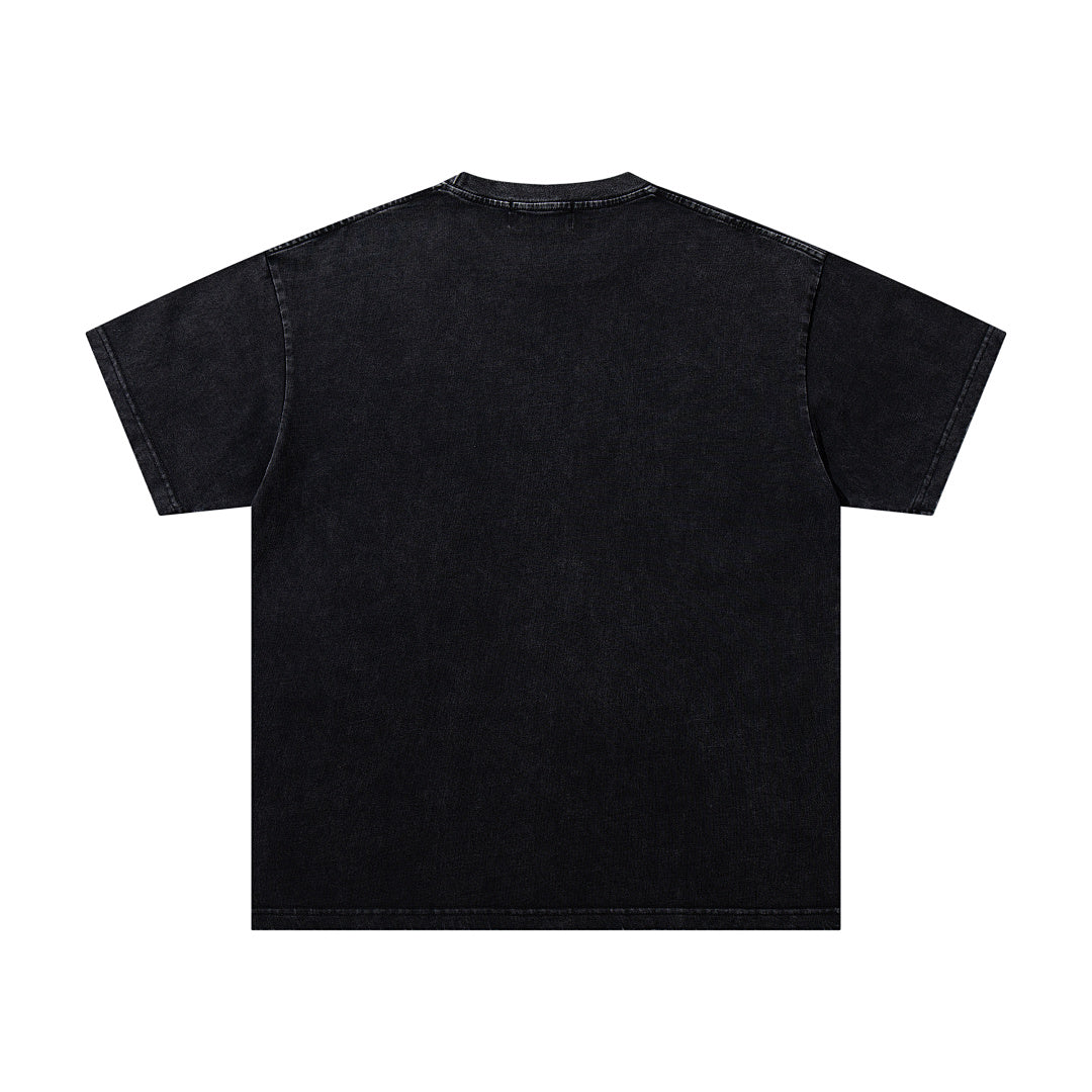 Majestik “Football Lion” Vintage Tee（Black）