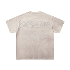 Majestik “Soul & Light in Darkness” Vintage Tee（Off-White / Cream）
