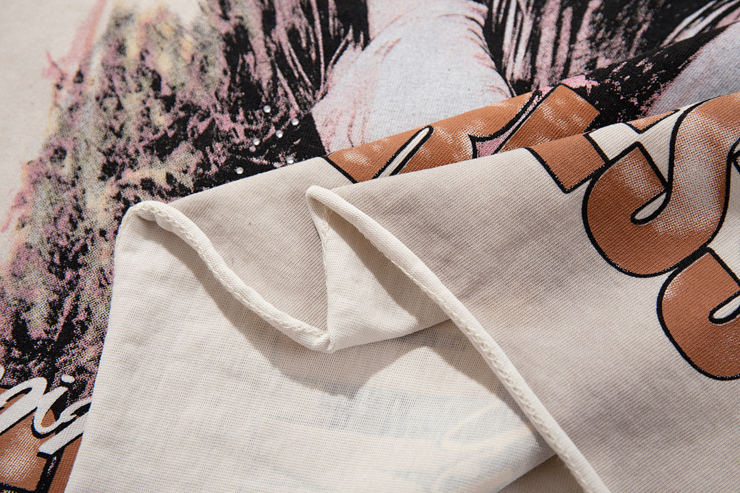 Majestik “Soul & Light in Darkness” Vintage Tee（Off-White / Cream）
