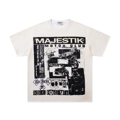 Majestik “Motor Club” Ride Forever Vintage Tee
