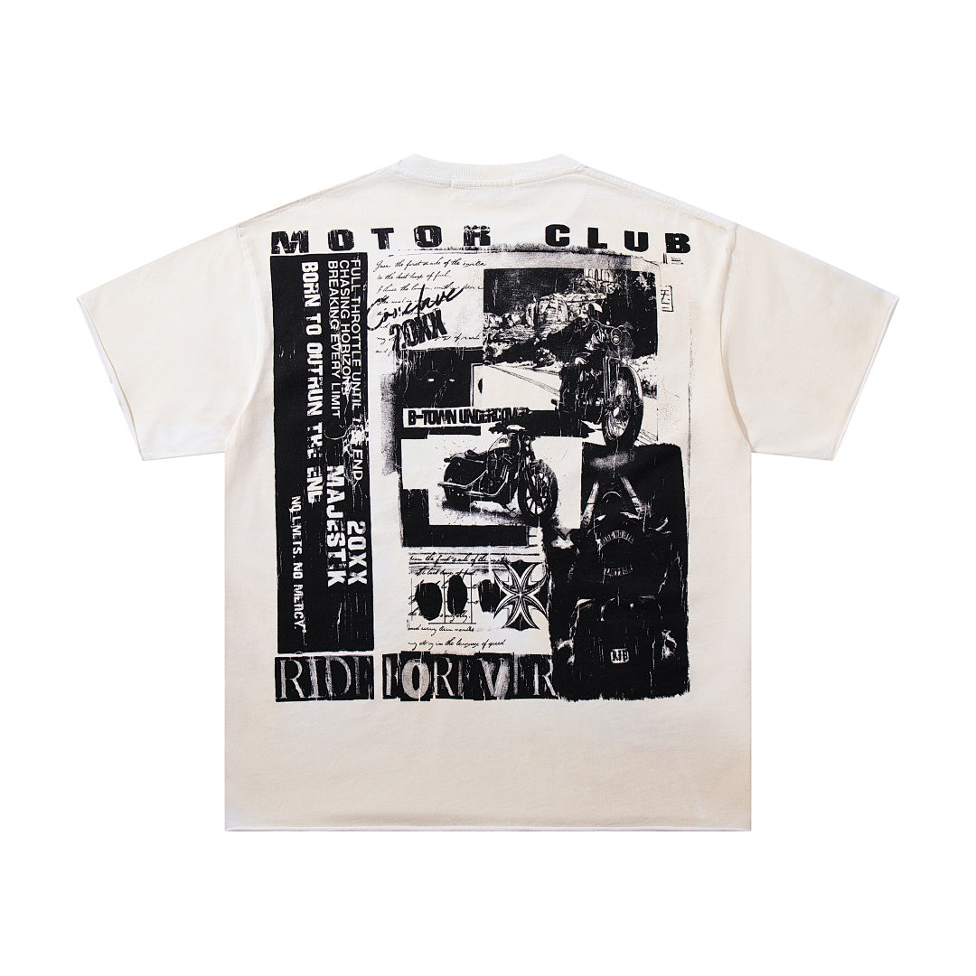 Majestik “Motor Club” Ride Forever Vintage Tee