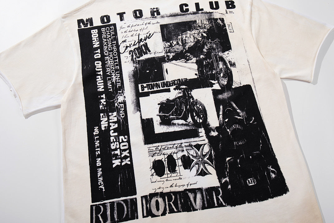 Majestik “Motor Club” Ride Forever Vintage Tee