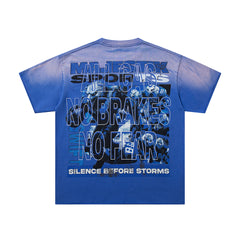 Majestik “Swift Eagles” World Rhinestone Vintage Tee