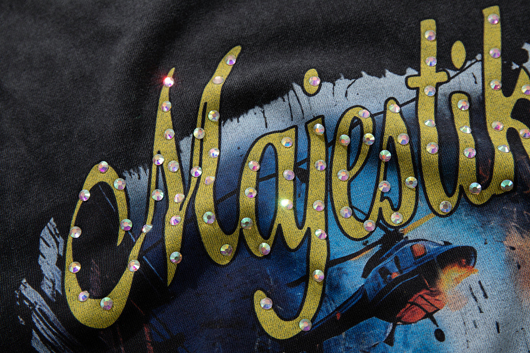 Majestik “Fire Dept” Born From Fire Vintage Tee