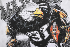 Majestik “Gridiron Eagle” Vintage White Tee