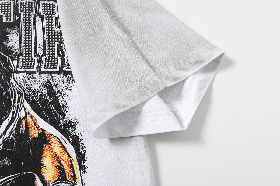 Majestik “Gridiron Eagle” Vintage White Tee
