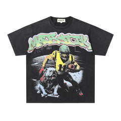 Majestik “Gridiron Bulldog” Vintage Wash Tee