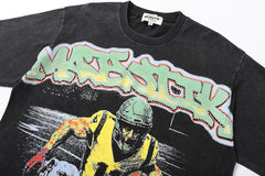 Majestik “Gridiron Bulldog” Vintage Wash Tee
