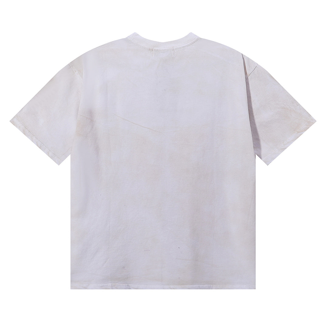 Majestik “Fearless” Vintage Sun & Clouds Rhinestone Tee
