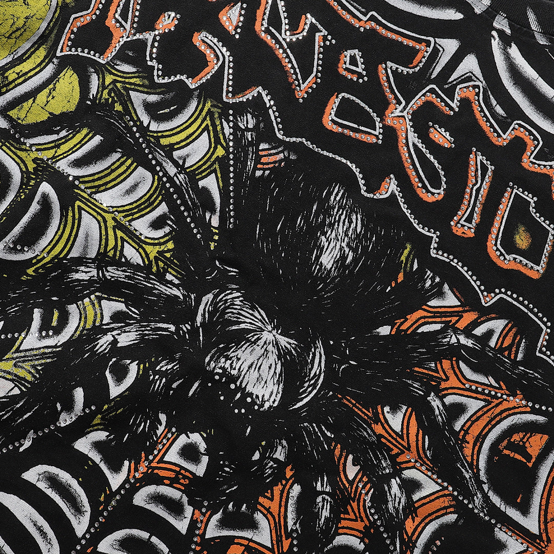 Majestik “Spiderweb” Dark Aesthetic Vintage Tee
