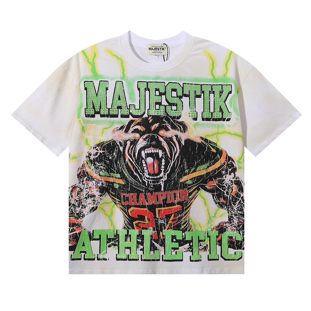 Majestik “Gridiron Champion” Bulldog Vintage Tee