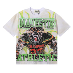 Majestik “Gridiron Champion” Bulldog Vintage Tee