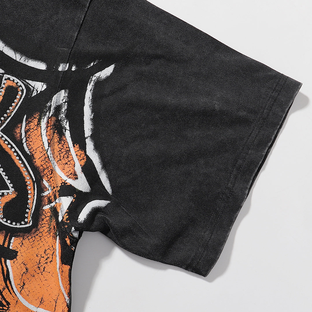 Majestik “Spiderweb” Dark Aesthetic Vintage Tee