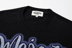 Majestik “Alien DJ Cosmic” Rhinestone Graphic Tee