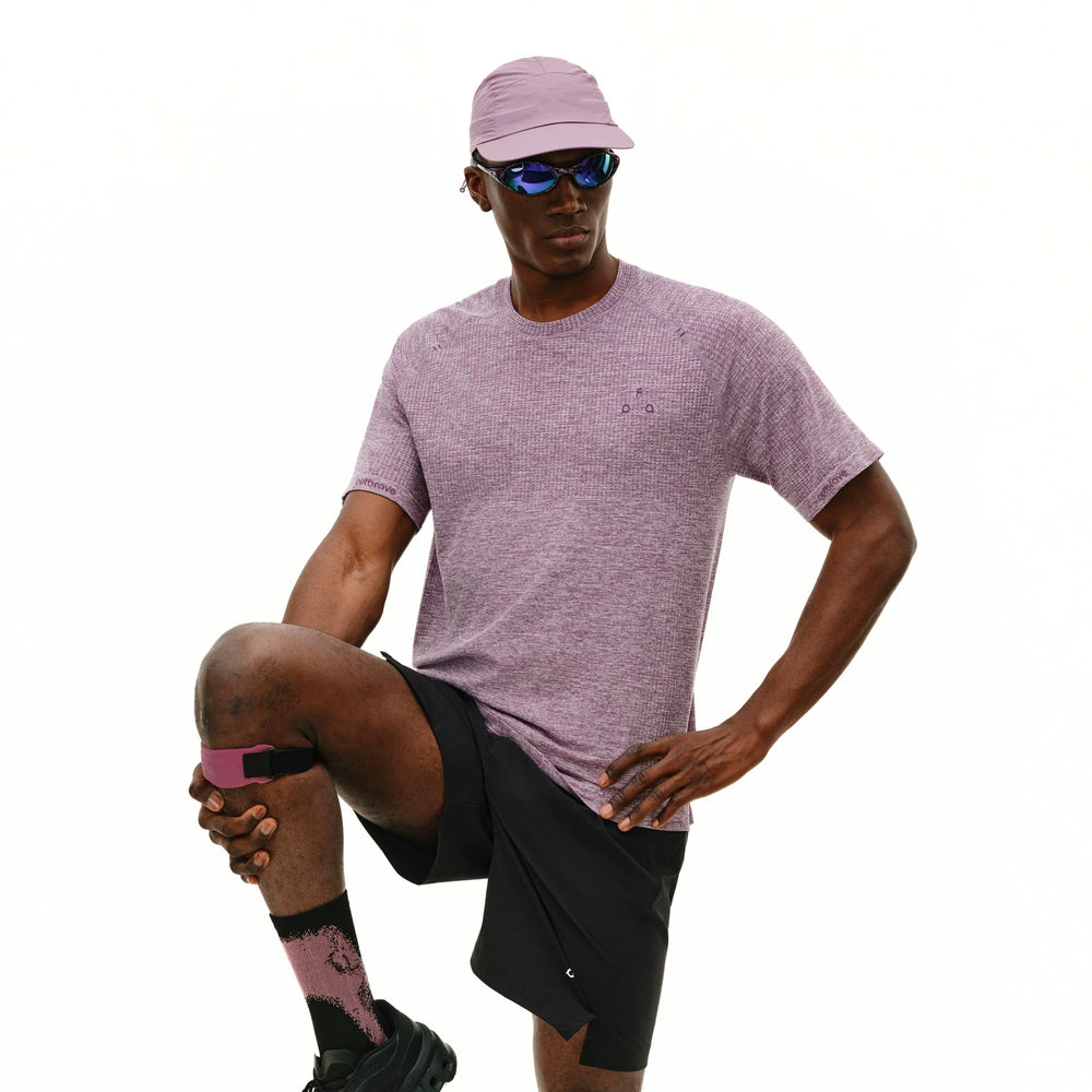 FPA Sports Integrated Knitted Short Sleeve Summer Outdoor Basic Design Sense Fitness Breathable Moisture Absorbing Quick Drying T-shirt for Men
