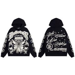 Hellstar "We Found Our Victory" Graphic Black Hoodie