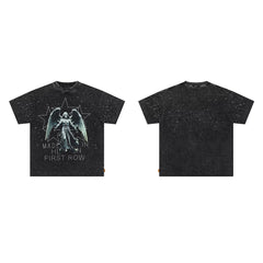 First Row “Made in Heaven” Angel Rhinestone Vintage Tee