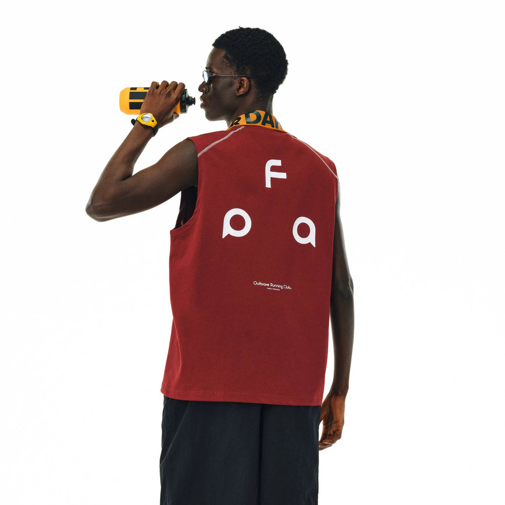 FPA Ice Sense Quick Drying 7A Antibacterial Anti mite Hasso Yoga Running Sports Print Canvas Top China-Chic Sleeveless T-shirt