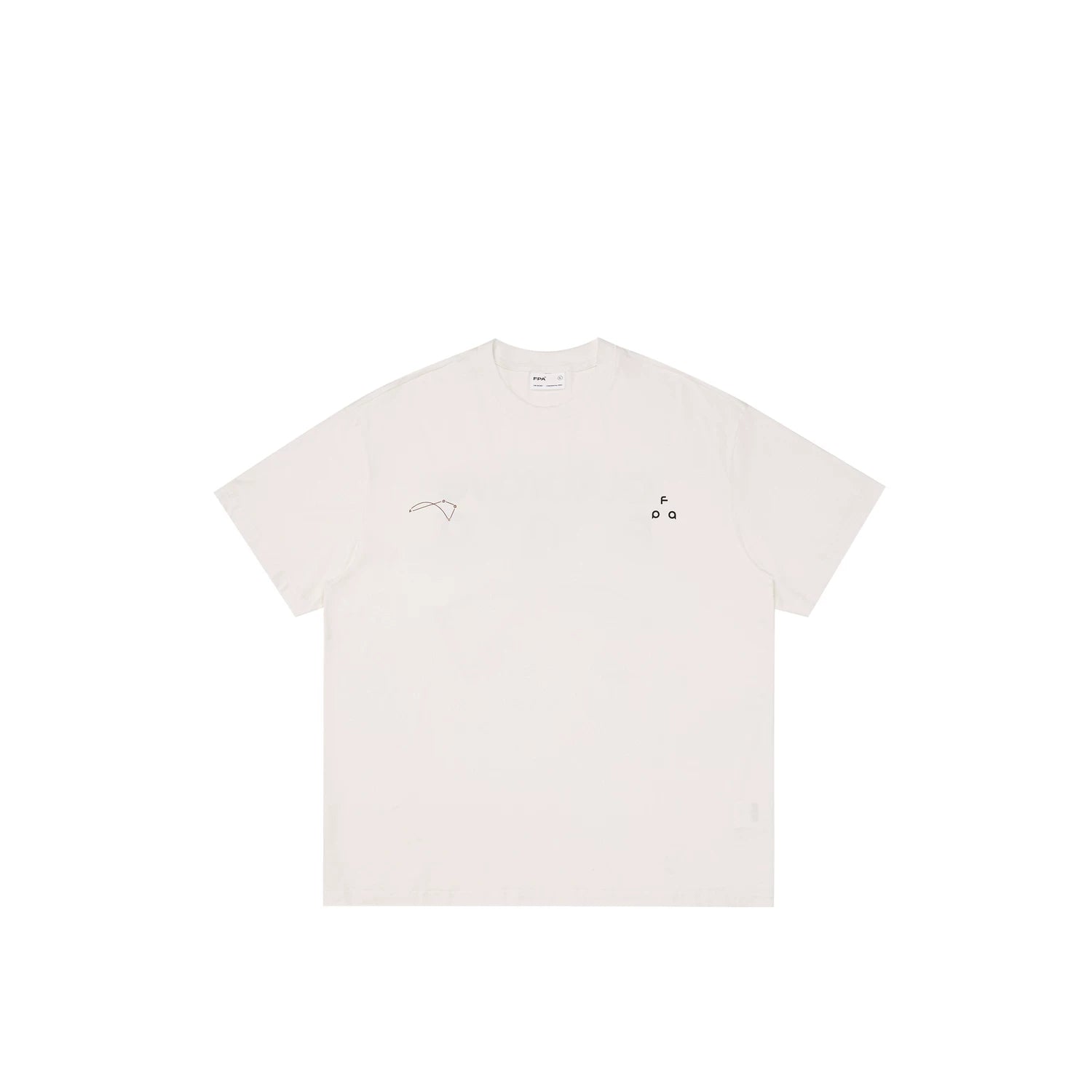 FPA Sports Cool Ice Leather Short Sleeve China-Chic Loose Couple Dress High Design Summer White Half Sleeve T-shirt