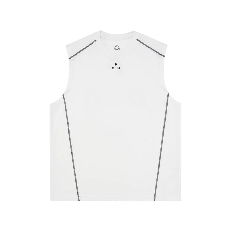 FPA Ice Sense Quick Drying 7A Antibacterial Anti mite Hasso Yoga Running Sports Print Canvas Top China-Chic Sleeveless T-shirt