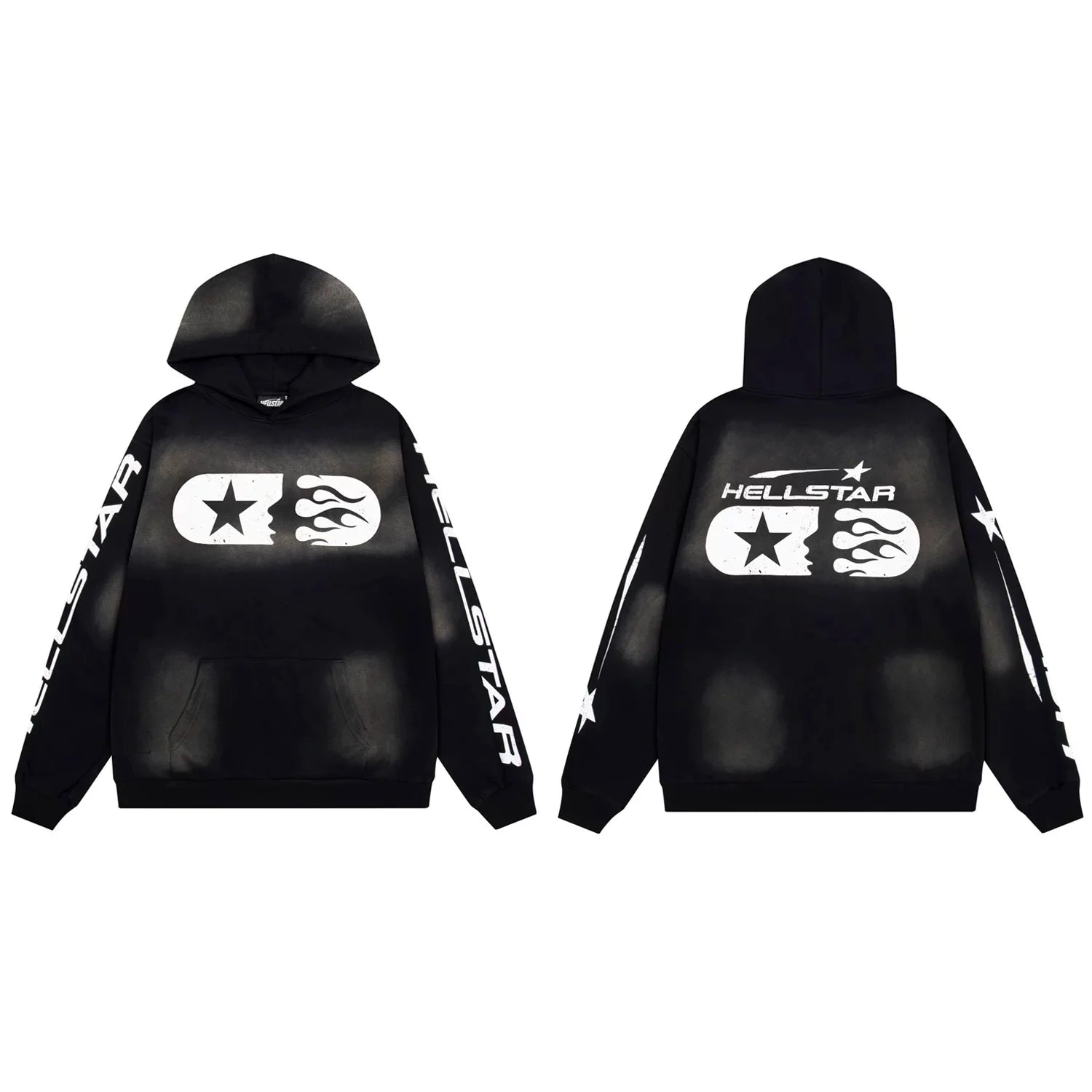 Hellstar Capsule Logo Black Hoodie