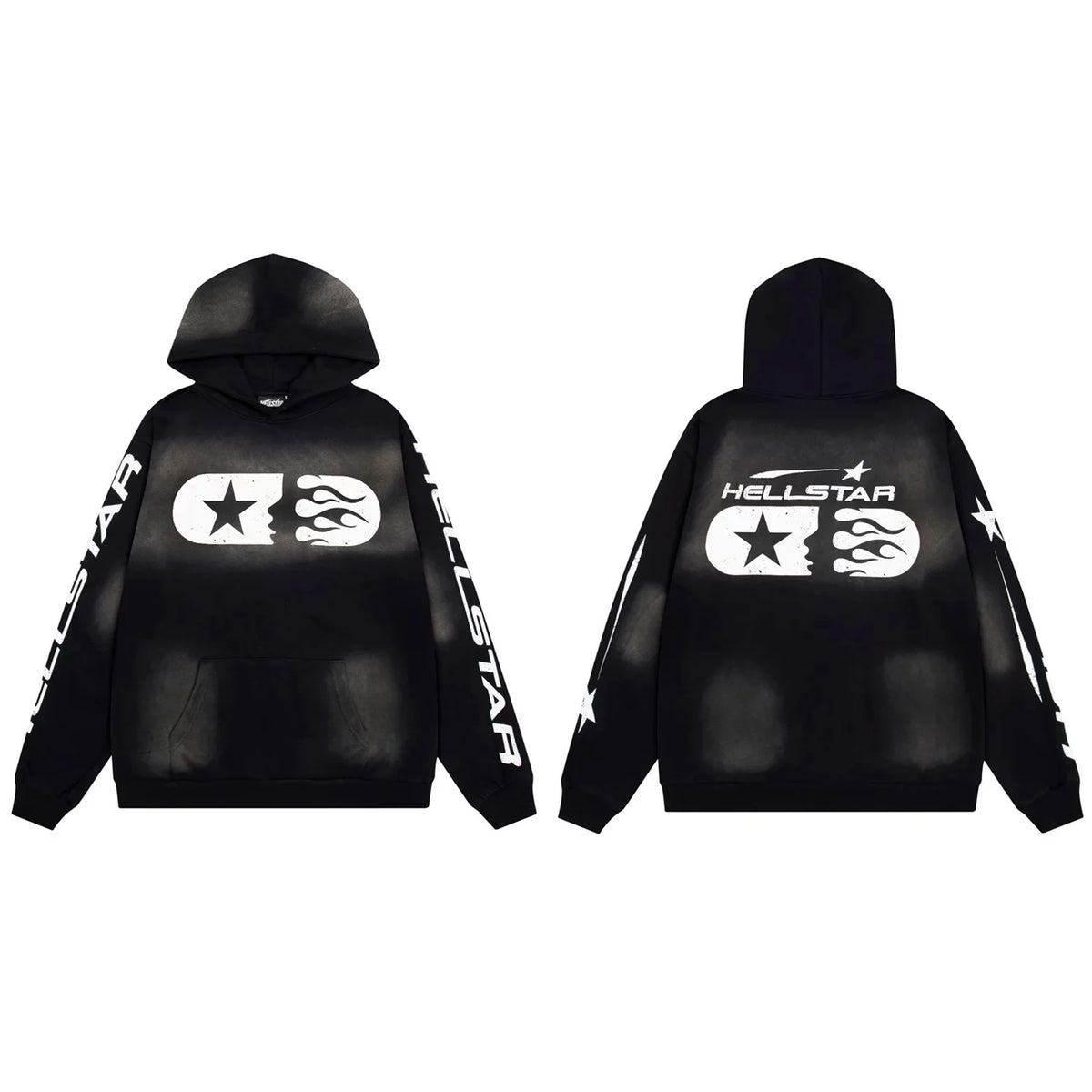 Hellstar Capsule Logo Black Hoodie