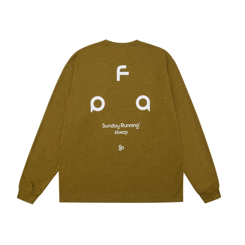 FPA moisture absorbing quick drying 7A antibacterial sports long sleeved outdoor quick drying breathable spring casual round neck couple T-shirt for men