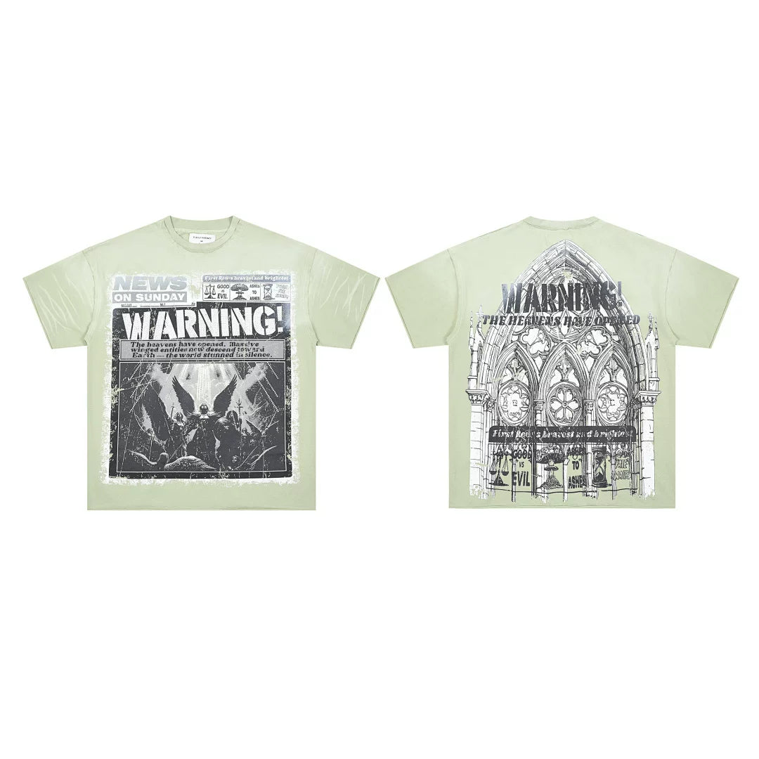 First Row “Warning! The Seals Have Opened” Graphic Vintage Tee