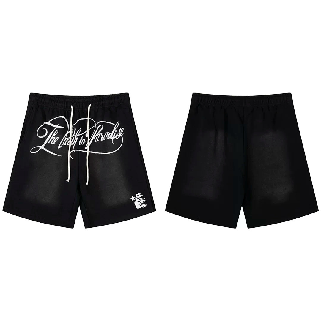 Hellstar "Path to Paradise" Graphic Shorts black