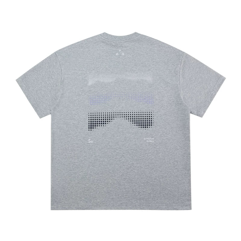 FPA Cool Quick Drying 7A Antibacterial Sports Short Sleeve Summer Round Neck Couple Wave Dot Printed Outdoor Half Sleeve T-shirt for Men