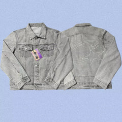 Corteiz Heavyweight Denim Jacket Grey