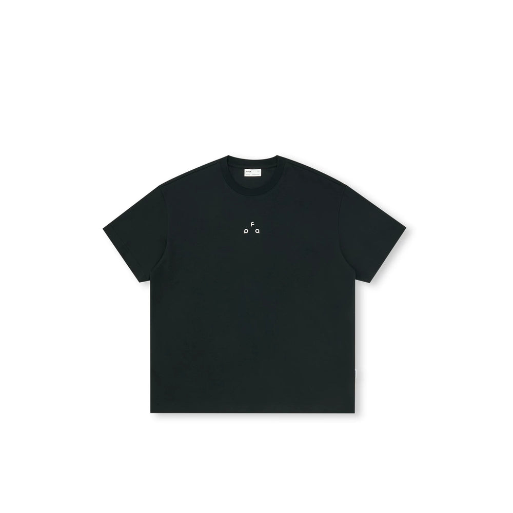 FPA Sports 7A Antibacterial Fast Dry Ice Short Sleeve China-Chic Summer Loose Round Neck Casual Couple Black T-shirt
