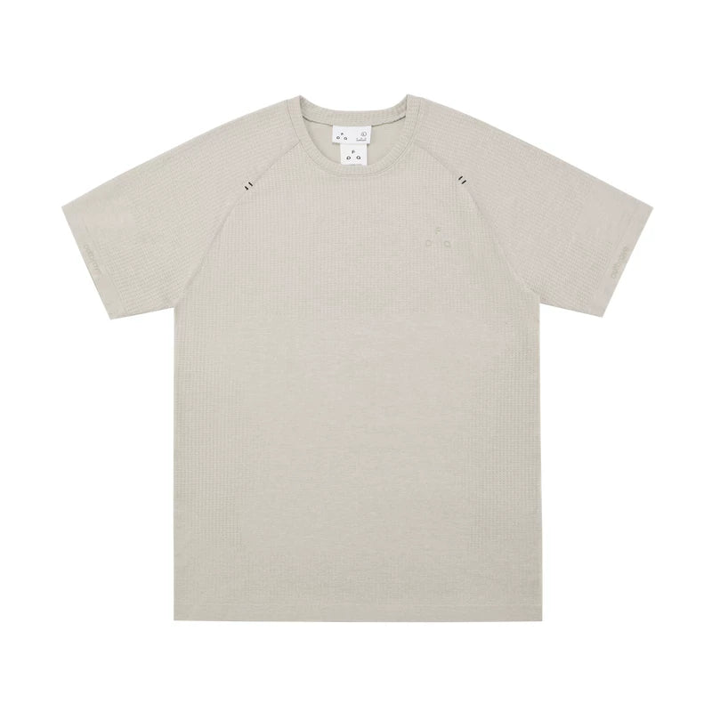 FPA Sports Integrated Knitted Short Sleeve Summer Outdoor Basic Design Sense Fitness Breathable Moisture Absorbing Quick Drying T-shirt for Men