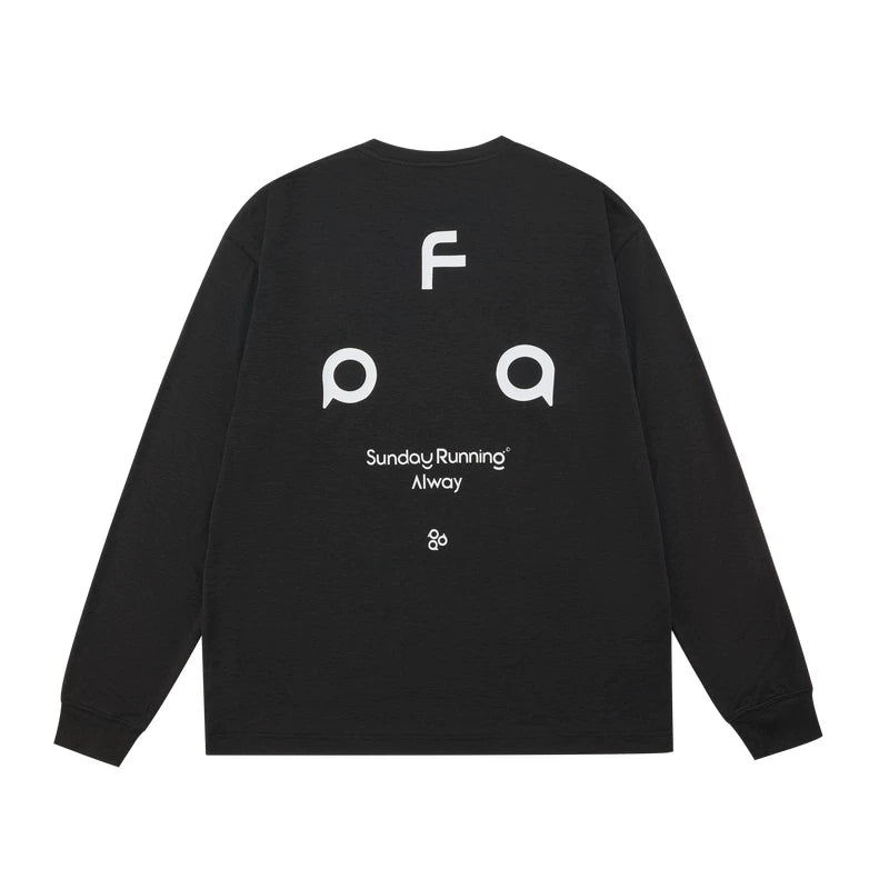 FPA moisture absorbing quick drying 7A antibacterial sports long sleeved outdoor quick drying breathable spring casual round neck couple T-shirt for men