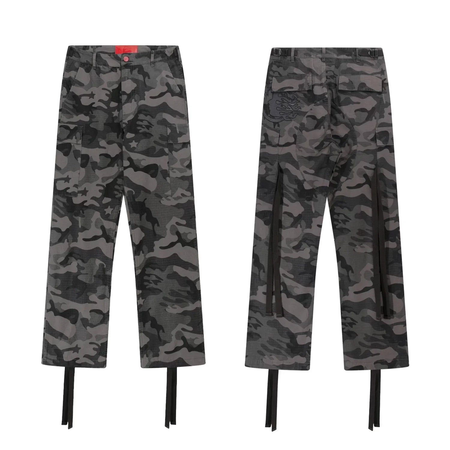 Hellstar Camo Cargo Pants with Straps brown