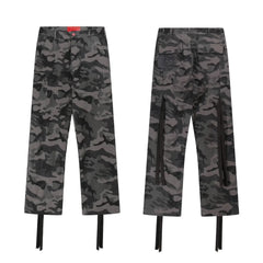 Hellstar Camo Cargo Pants with Straps brown