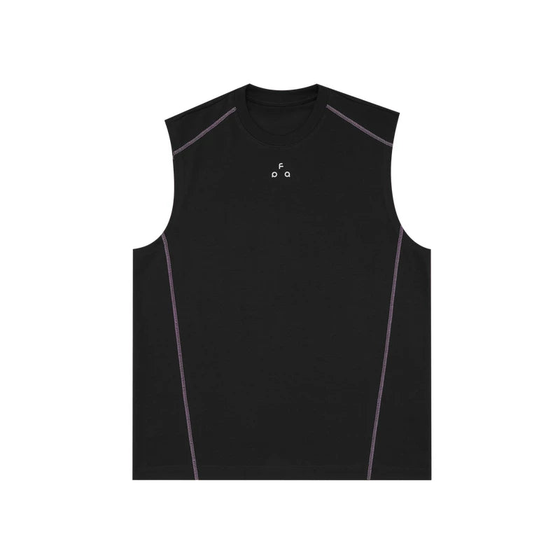 FPA Ice Sense Quick Drying 7A Antibacterial Anti mite Hasso Yoga Running Sports Print Canvas Top China-Chic Sleeveless T-shirt