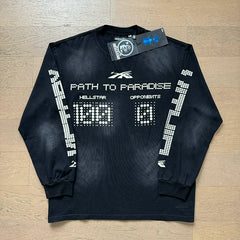 Hellstar "Path to Paradise" Black Long Sleeve Tee