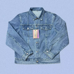 Corteiz Heavyweight Denim Jacket - Light Blue