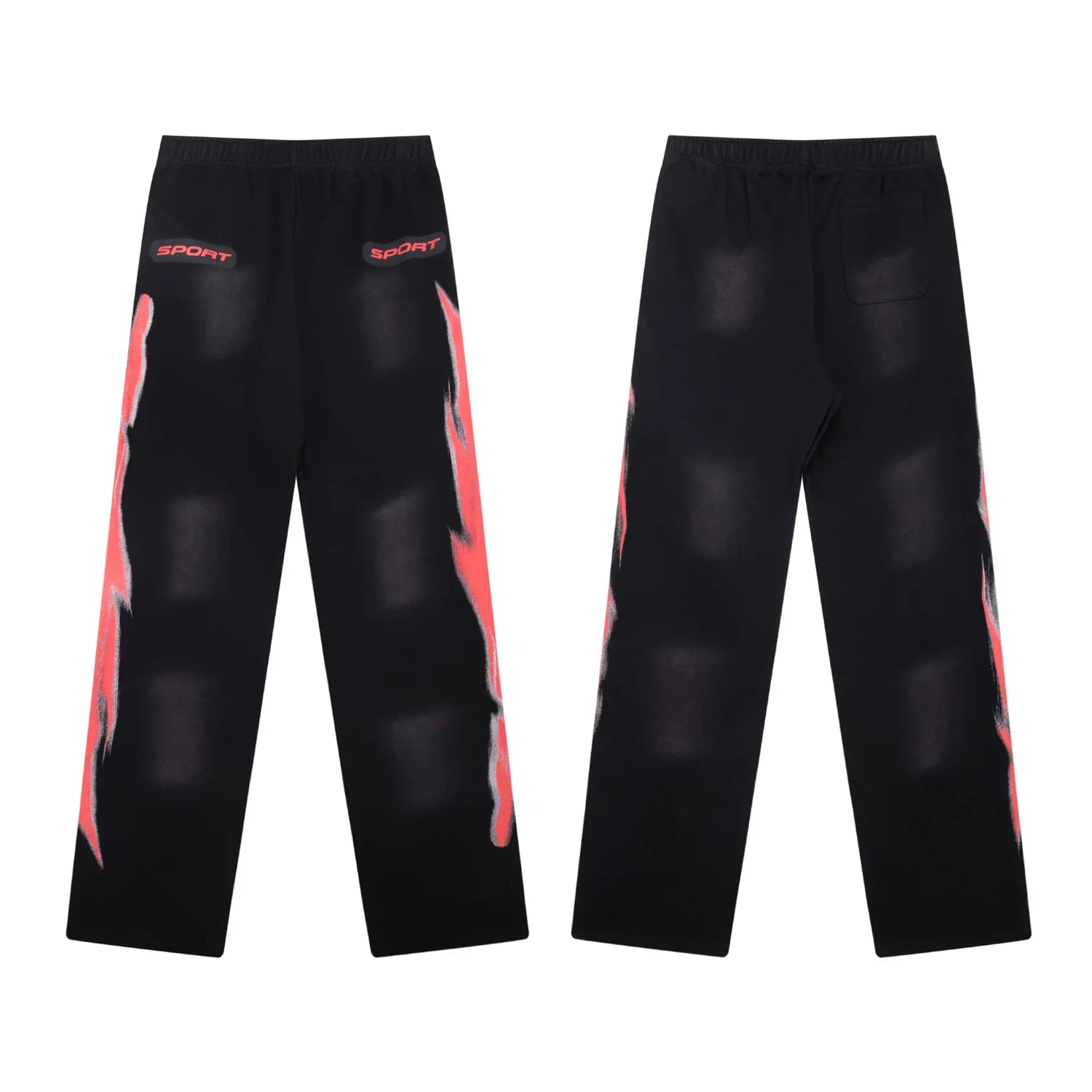 Hellstar Sports Flame Side Sweatpants