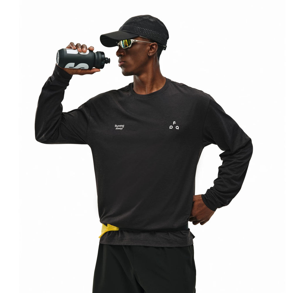 FPA moisture absorbing quick drying 7A antibacterial sports long sleeved outdoor quick drying breathable spring casual round neck couple T-shirt for men