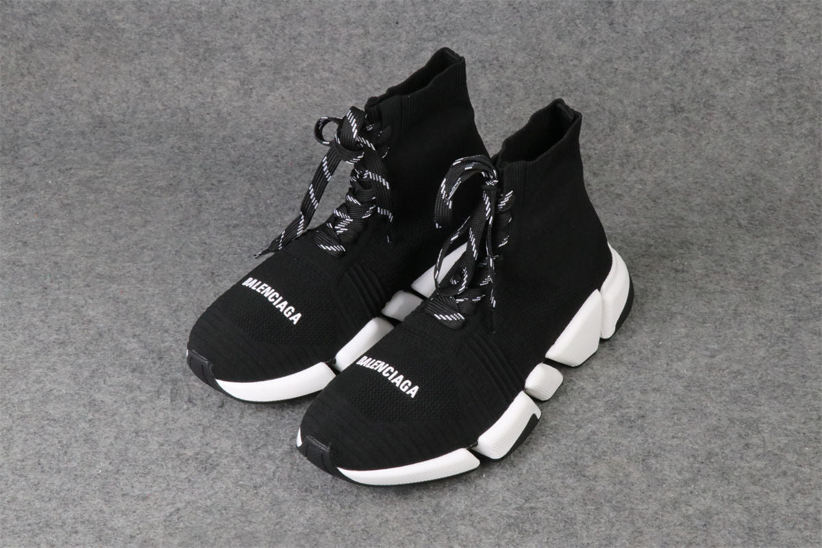Balenciaga Speed 2.0 Lace-Up Sneaker 'Black White'
