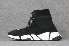 Balenciaga Speed 2.0 Lace-Up Sneaker 'Black White'