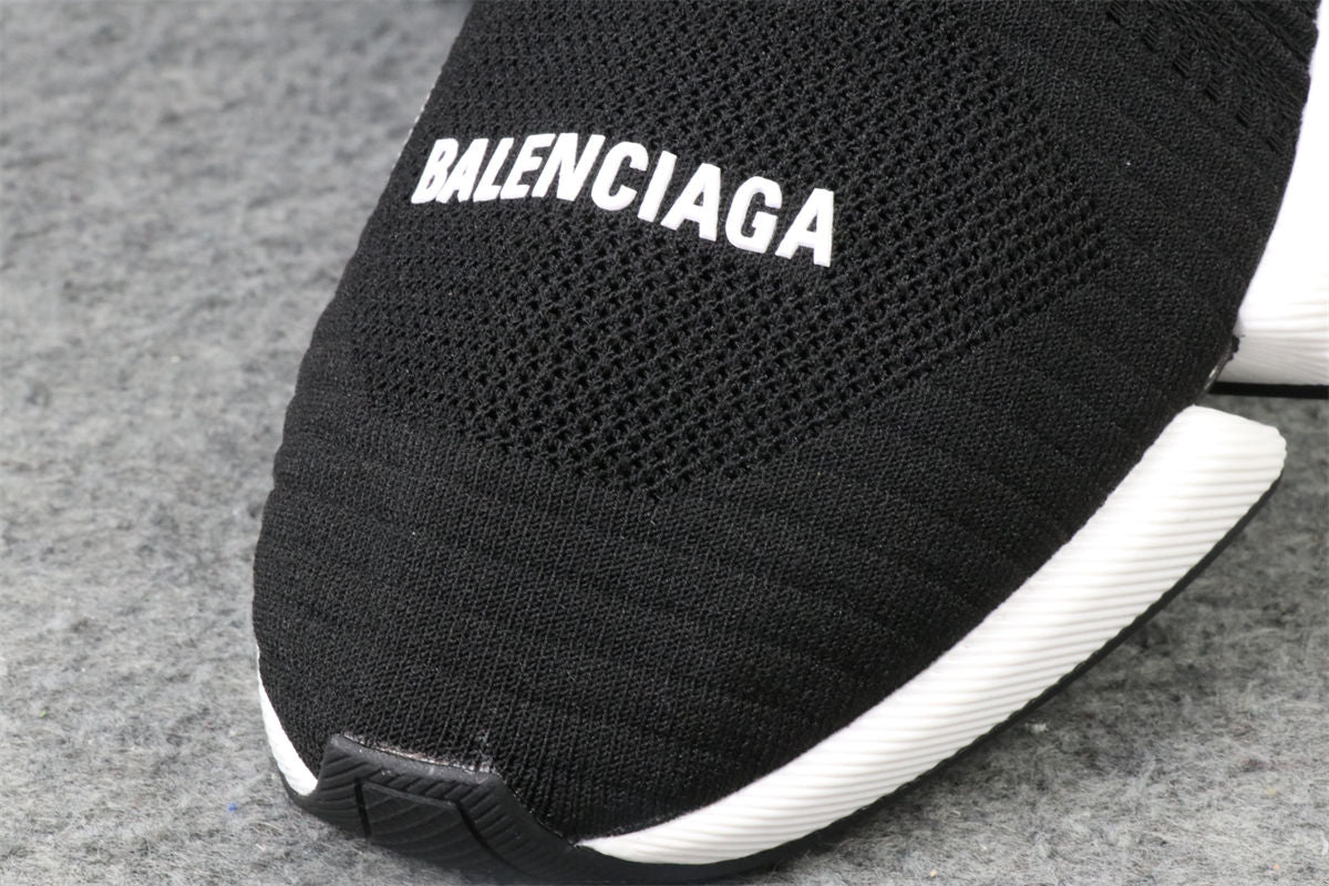 Balenciaga Speed 2.0 Lace-Up Sneaker 'Black White'